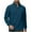 Blue, variant on GigrtiJin Men's Velvet Sweatshirt Long Sleeved Quarter Zip Stand up Collar Pullover Top Winter Warm Loose Blouse