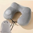 thumbnail image 2 of Typpkmm Almohada De Viaje Inflable En Forma De U with Almohada De Aire PortáTil and, 2 of 7