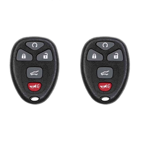 Car Key Fob Keyless Entry Remote for Cadillac SRX 2007 FCC OUC60270 OUC60221 Part Number 22936101 15913415 20869053 22756459 22951059 Pack of 2