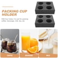 thumbnail image 5 of unbranded 2Ud Porta De Espuma Negro Para Bebidas Con Múltiples Agujeros Resistente Y Duradero, 5 of 5