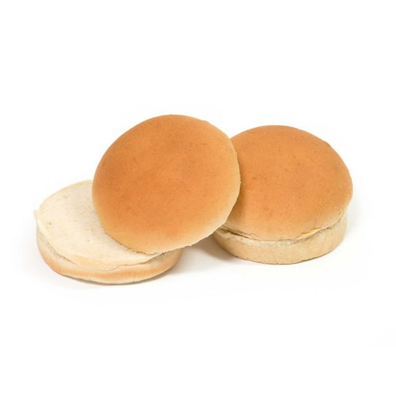 Rotella's Italian Bakery, Rotellas White Gourmet Hamburger Bun, 4 inch -- 48 per Case.