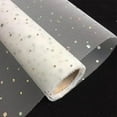 thumbnail image 1 of Tissu Tulle 5 Yards Perles Tulle pour Robe de Mariage Bricolage Nappe de Fête Déc ρ', 1 of 8