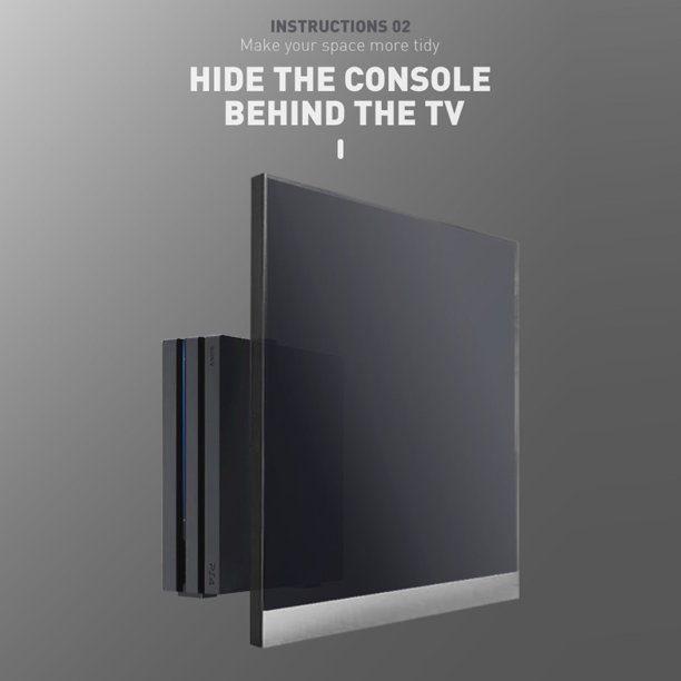 Ericealice Wall Mount for PS4 PS4 Pro PS4 Slim Game Console Host