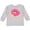 AC-Heather Grey, variant on Inktastic Pink Donut with Sprinkles Boys or Girls Long Sleeve Toddler T-Shirt