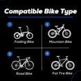 thumbnail image 4 of Corki Cycles Bike Cranksets, 170mm 104 BCD Bike Crank Arm Set, with Chainring Bolts, for Road Mountain Bicycle, 32T/34T/36T/38T (1 Pair), 4 of 5