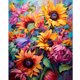 thumbnail image 1 of 5D DIY Taladro Diamante Pintura Girasol Del (B7045), 1 of 9
