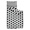 thumbnail image 2 of Black White Soccer Pattern Toddler Nap Mats for Kids Preschool,Sleeping Mat Bag or Kids,Toddler Sleeping Bag,Toddler Nap Mat or Daycare, 2 of 6