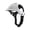White, variant on YIFAEUX Pet Helmet with Ear Holes Dog Safety Hat Windproof Adjustable Puppy Motorcycle Helmet for Outdoor Riding Hiking Cycling