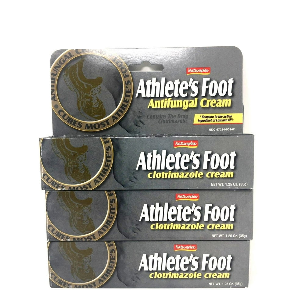 Natureplex Athlete's Foot Antifungal Cream 1.25 Oz (3 pack) Walmart