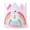 Number 6, variant on Visland Shining Sequins Pink Series Elastic Band Number Hat Baby Felt Rainbow Theme Birthday Party Crown Hat