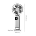 thumbnail image 3 of Needhep Quiet Personal Fan,Fans Portable, Fan For Beach, Indoor Fans That Blow Cold Air, Electric Hand Fan (White), 3 of 7