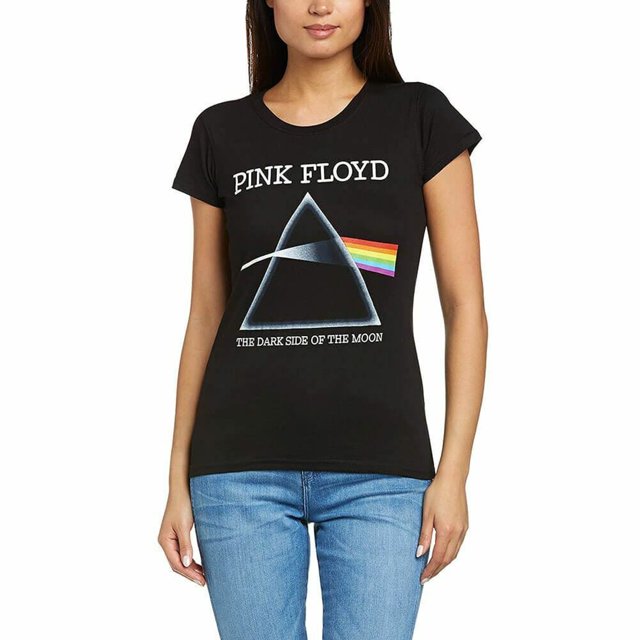 Pink Floyd T-Shirt Femme Dark Side Of The Moon Refract