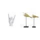 thumbnail image 1 of Escultura Creativa De Gestos De Manos Y Pájaros. Figuras Modernas De Animales Para Decoración De Interiores: Apartamento, Dormitorio, Restaurante, Escritorio, Entrada., 1 of 8