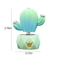 thumbnail image 3 of Puntoco Simulación Cactus Planta Adornos Linda Chica Corazón Decoración Coche Montado Adornos, 3 of 8