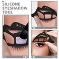 thumbnail image 3 of Minkissy Reusable Silicone Eyeshadow Stencil Tool for Eye Makeup with Innovative Black Silicone Material, 3 of 8