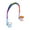 C, variant on Dual-Head Wearable Neck Fan Fashion Contrast Color DesignNeck Fans Turbo Cooling Fan for Outdoor Sports Travel Office Home