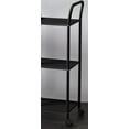 thumbnail image 2 of Mainstays 3-Tier Rolling Storage Cart, Black, 2 of 3