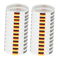 thumbnail image 1 of 24 pulseras de silicona con diseño de bandera para fiestas, premios y regalos para el aula. ALEMANIA, 1 of 9
