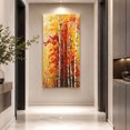 thumbnail image 3 of Canvas Wall Art, Autumn Yellow Leaves Framed Canvas Prints for Living Room Bedroom, Fall Natural Forest Branch Watercolor Gallery Wrapped Wall Decor for Home Office, Gifts, 40"x60" Ship Next Day, 3 of 9