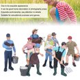 thumbnail image 3 of Sonew Simulation Figure Model,Figure Model,16pcs Simulation Farm Character Model Set Farmer Miniature Toy Figure Educational Toys, 3 of 11