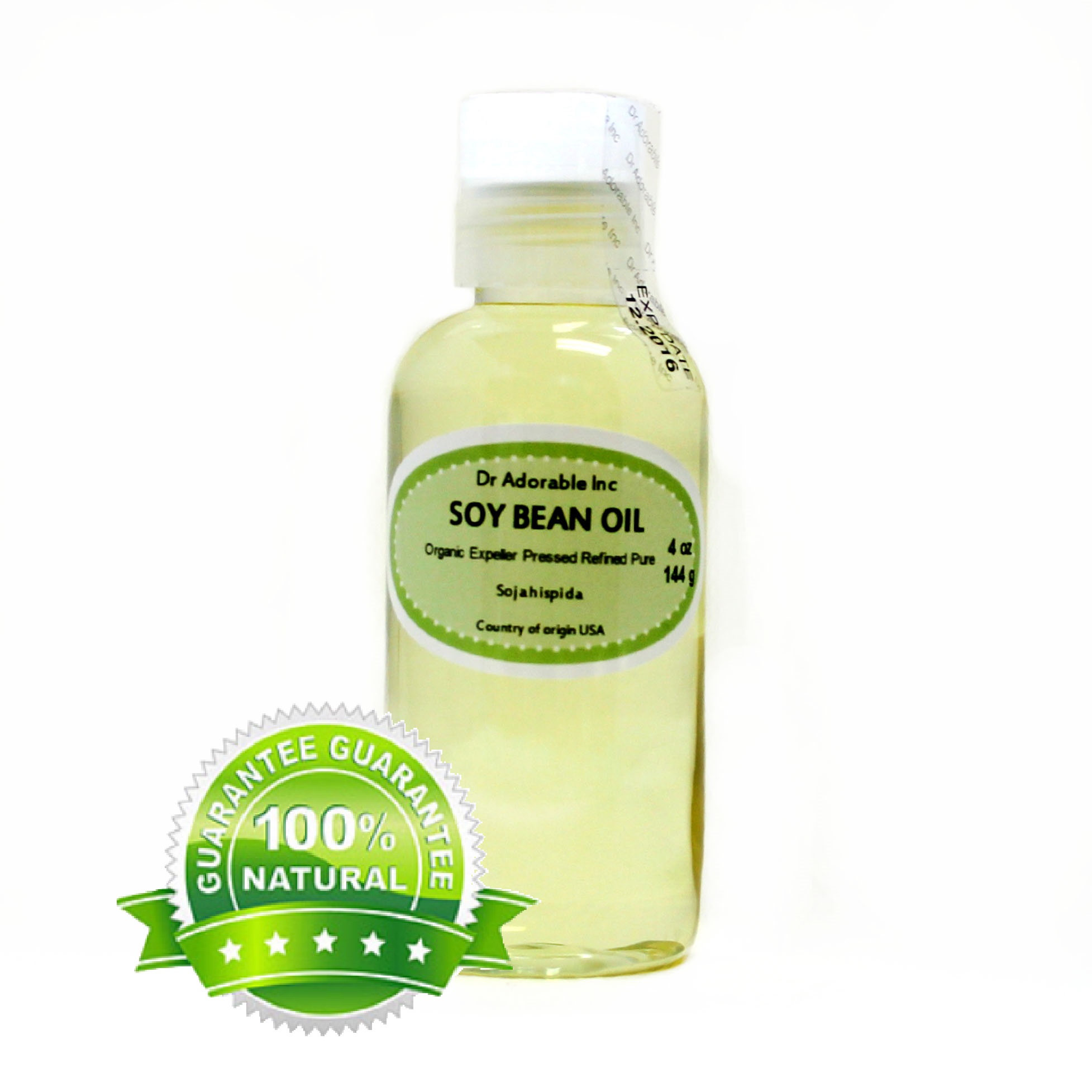 Dr. Adorable Soybean / Soy Bean Oil Refined 100 Pure Organic Cold