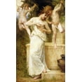 thumbnail image 2 of Bouguereau, William-Adolphe 12x18 Black Ornate Wood Framed with Double Matting Museum Art Print Titled - Blessures DAmour, 2 of 4