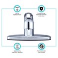 thumbnail image 3 of Grifo de Cocina Dura Faucet DF-PK100-CP Extraíble Cromado, 3 of 7
