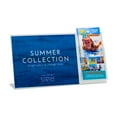 thumbnail image 3 of L-Shaped Sign Holder w/ Trifold Pocket: 11" W X 8.5" H Graphic Size. Overall Frame Size: 16" W x 8.5" H, 2-Pack, 3 of 4