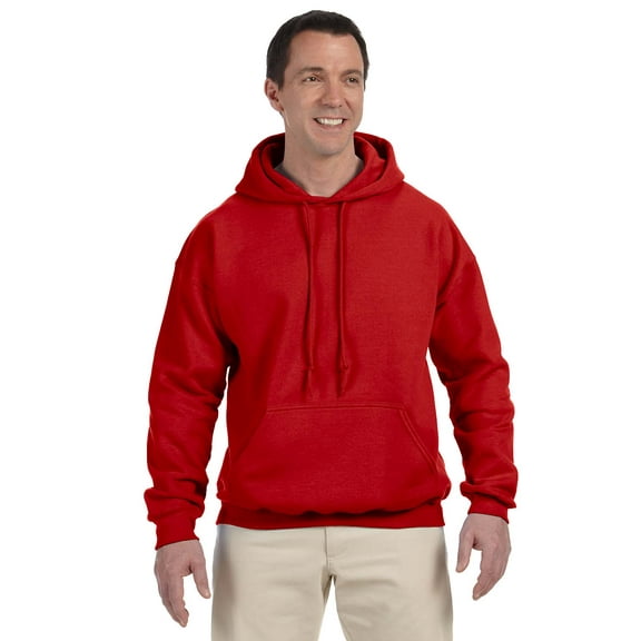 Gildan Dryblend Adult Hooded Sweatshirt , G125 , Red , XX-Large