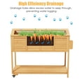 thumbnail image 6 of Raised Garden Bed with Wheels, Cover & Storage Shelves - Elevated Planter Box, 6 of 11