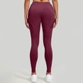 thumbnail image 7 of Liuinsasek Women's Tight Fit Hip-lifting Yoga Pants Stretchy High Waist Mesh Side Pockets Sports Fitness Pants Comfy Everyday Wear, 7 of 7