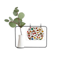 thumbnail image 1 of l Guitar Pepper Football Illustration Metal Picture Frame Cerac Vase Decor, 1 of 2