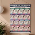 thumbnail image 1 of YWIYIUD 1 Set 8x10inch Portable Chair Workout Poster Suitable for Adults and Beginners Daily Routines Practical 30 Day Seated Routine Chart Balancing and Flexibility Poster, 1 of 7