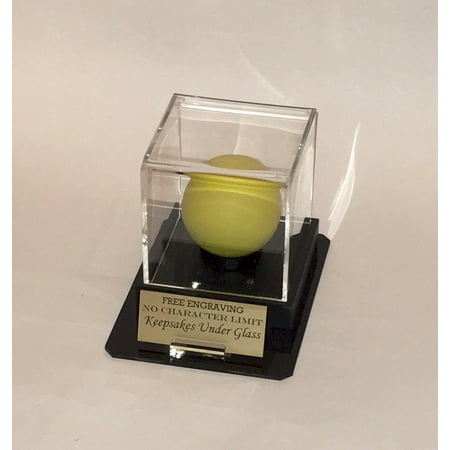 lacrosse ball personalized acrylic display case holder with