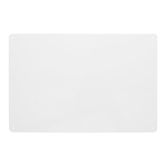 Niceauty Metal Street Signs Blank Design Iron Shop Signs 1Pack