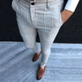 thumbnail image 1 of RKSTN Pants for Men Fall Striped Business Straight Pants Loose Trousers Straight Leg Pants, 1 of 9