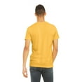 thumbnail image 4 of BELLA + CANVAS CVC Jersey Tee for Men, Eco-friendly Cotton/Poly Blank Shirt, Single Pack, Heather Yellow Gold, 4XL, 4 of 4