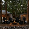 thumbnail image 2 of Wildridge Heritage Sunset Adirondack Chair, Black, Outdoor Weather Resistant Poly Patio Furniture, 2 of 5