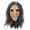 01-Black, variant on Sahpxhe Halloween Witch Mask Costume, Flesh-Colored Witch Role-Playing Old Woman Mask for Halloween Indoor Living Room Party Decor Black