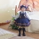 thumbnail image 4 of Anime Sanrioed Kuromi Melody Y2K Kid Girl Lolita Long Sleeved Dress Kawaii Cartoon High-Quality Outfit Cosplay Princess Costume, 4 of 5