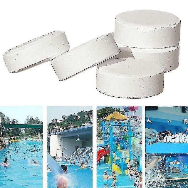 50 uds/100/200 Uds tabletas de cloro desinfección instantánea multifunción para piscina bañera Spa