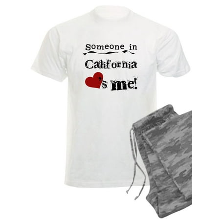 

CafePress - Someone In California - Men s Light Pajamas