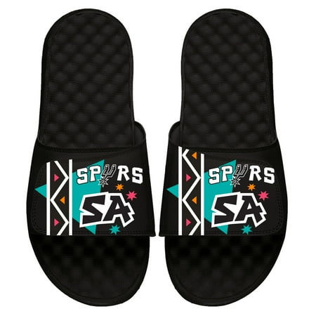 

ISlide Black San Antonio Spurs 2022/23 City Edition Collage Slide Sandals