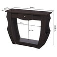 thumbnail image 5 of Furniture of America Reeves Contemporary Console Table, Walnut, 5 of 5