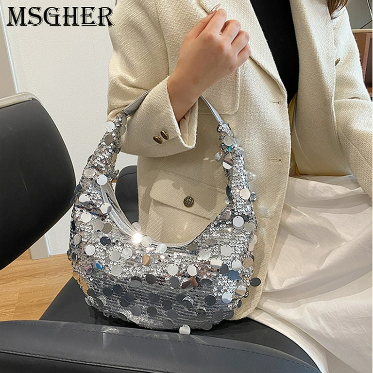Sequin designer bag hotsell