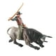 thumbnail image 3 of Figuras de tauromaquia escultura de equitación decoración de habitación coleccionable vaquero occidental juguete educativo Animal ganado estatua regal Tresillo, 3 of 8
