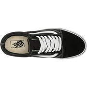 Vans Womens Old Skool Canvas Low Top Skate Shoes B/W 8 Medium (B,M)