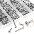 thumbnail image 4 of Juego De Tornillos Para Madera #6 X 1/2"" 5/8"" 3/4"" 1"" 1-1/4"" Helifouner 160 Piezas Phillips Cabeza Avellanada Tornillos Autorroscantes Kit Surtido Tornillos Phillips Cabeza Plana Para Madera Acer, 4 of 5