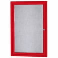 thumbnail image 3 of Aarco Products ODCC4872-3RIG 3-Door Illuminated Outdoor Enclosed Bulletin Board - Green, 3 of 3