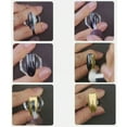 thumbnail image 4 of GOLD CHROME NAIL MIRROR POWDER EFFECT Pigment NAILS New Trend Magic Dust, 4 of 5